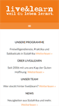 Mobile Screenshot of liveandlearn.de